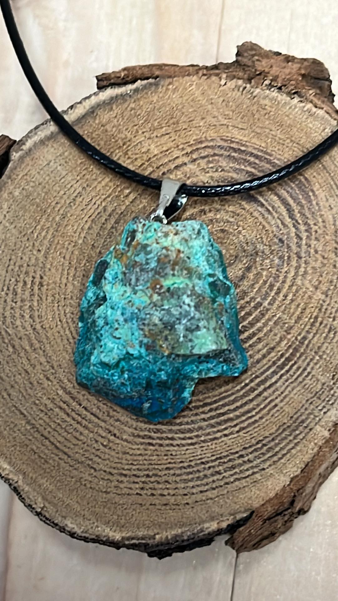 pendentif chrysocolle