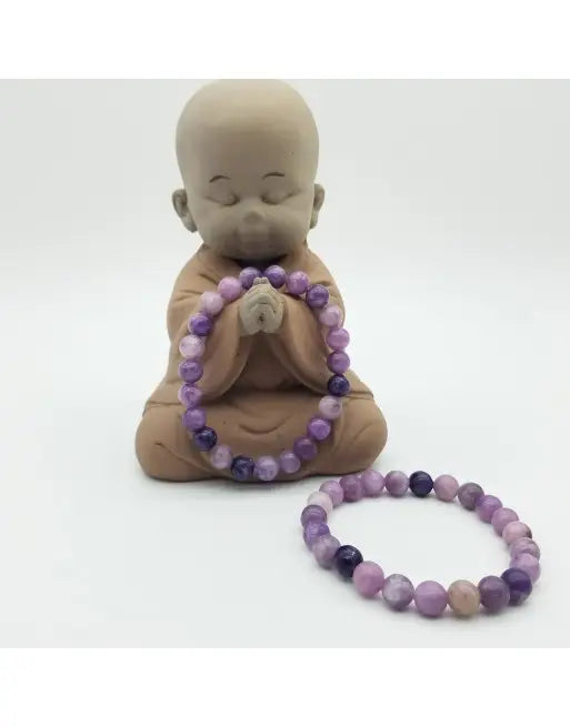 bracelet lépidolite