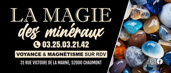 la magie des mineraux     SIRET 4788582