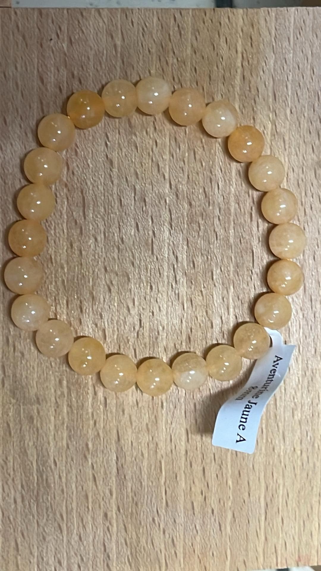 Bracelet aventurine jaune