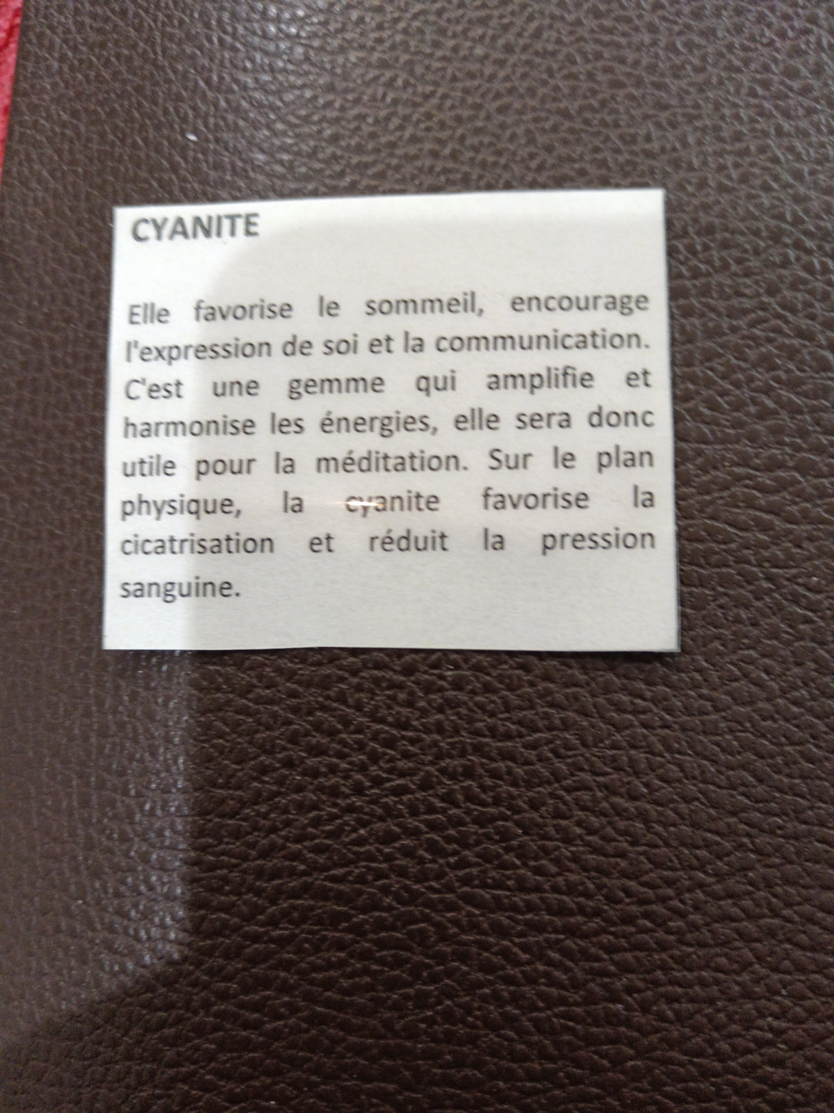 Bracelet cyanite