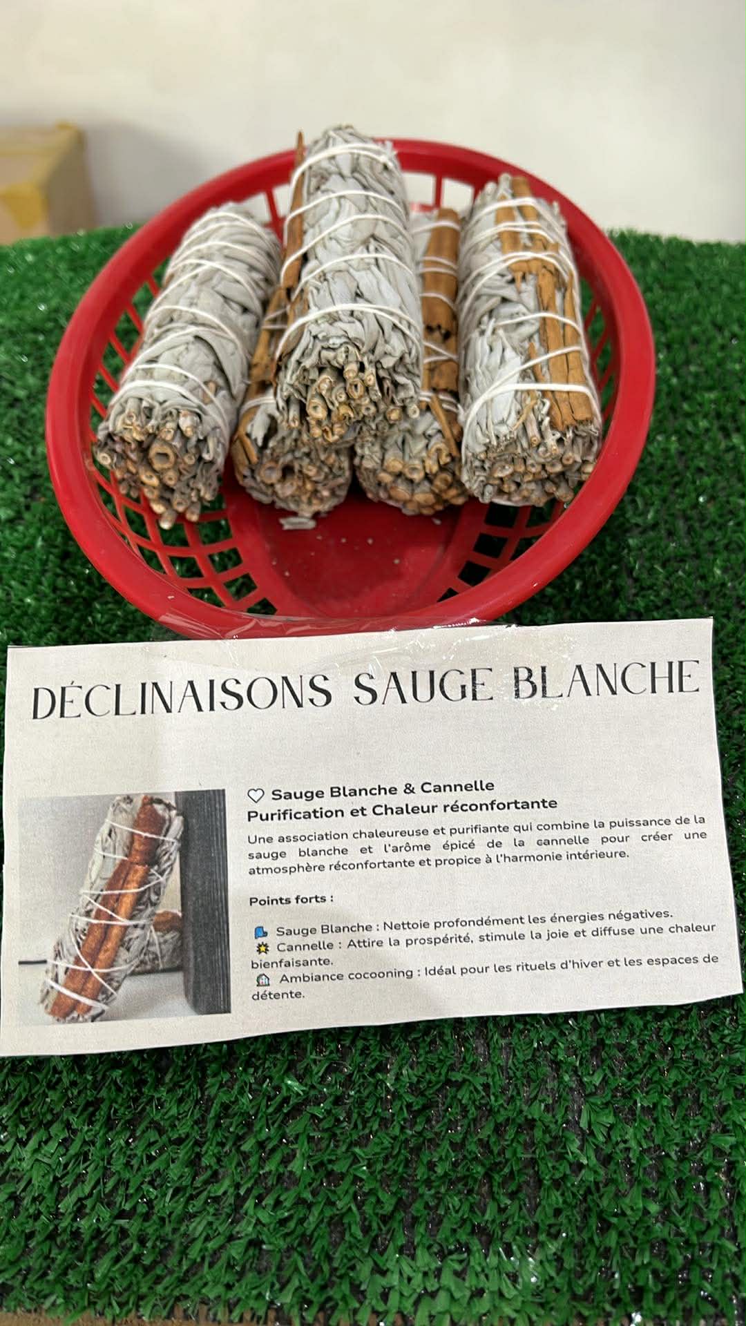 Sauge Blanche  & cannelle